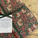 William Morris Pimpernel Terracotta 132 x 132cm Tablecloth