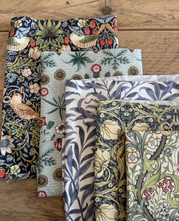 William Morris fabric bundle- heavyweight fabric, perfect for fat quarters and crafts bundle CF1