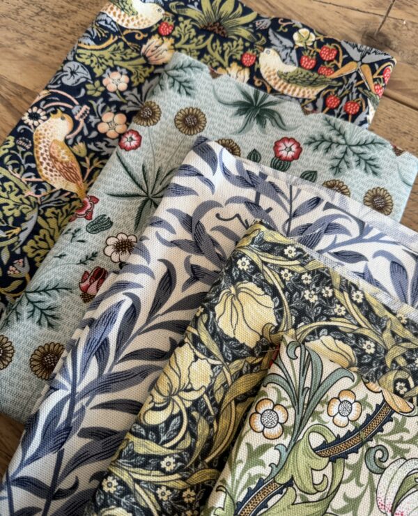 William Morris fabric bundle- heavyweight fabric, perfect for fat quarters and crafts bundle CF1