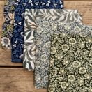 William Morris Cotton Fabric Bundle; perfect for quilting fat quarters and crafts! CF23