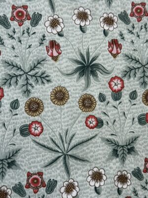 William Morris Daisy Heavy Weight 100% Floral Cotton Fabric By The Half Metre